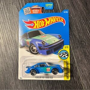 Hot Wheels Porsche 934 Turbo RSR Falken 181/250 HW Speed Graphics 6/10 Blue